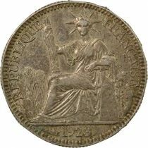 Indo-Chine Fr. 10 Centi&egrave;mes Argent - 1923 A Paris