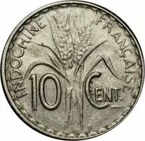 Indo-Chine Fr. 10 Centimes Indochine Fran&ccedil;aise - Marianne Turin - Mill&eacute;simes vari&eacute;s (1940-41)