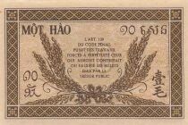 Indo-Chine Fr. 10 Cents - Brun - ND (1942) - P.89