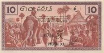 Indo-Chine Fr. 10 Cents - ND (1939) - P.85c