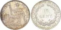Indo-Chine Fr. 10 Cents République et Laurier - 1937