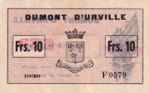 Indo-Chine Fr. 10 Francs - Dumont D\'Urville - 1936 - F0579 - Kol.211