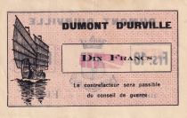 Indo-Chine Fr. 10 Francs - Dumont D\'Urville - 1936 - F0579 - Kol.211