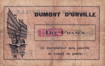 Indo-Chine Fr. 10 Francs - Dumont D\'Urville - 1936 - F0801 - Kol.211