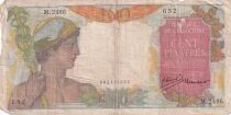 Indo-Chine Fr. 100 Piastres - Mercure - (ND 1947-1954) - S&eacute;rie M.2486