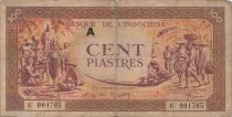 Indo-Chine Fr. 100 Piastres - ND (1942-1945) - P.66