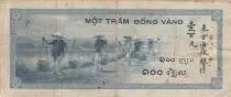 Indo-Chine Fr. 100 Piastres - Statues d\'Angkor - S&eacute;rie H132 - 1945