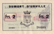 Indo-Chine Fr. 2 Francs - Dumont D\'Urville - 1936 - D0999 - Kol.209b