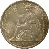 Indo-Chine Fr. 20 Centi&egrave;mes Argent - 1937 Paris