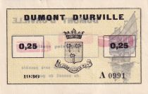 Indo-Chine Fr. 25 Centimes - Dumont D\'Urville - 1936 - A0991 - Kol.206b
