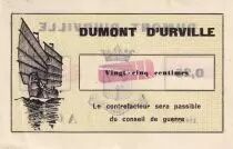 Indo-Chine Fr. 25 Centimes - Dumont D\'Urville - 1936 - A0997 - Kol.206b