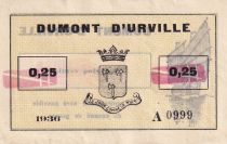Indo-Chine Fr. 25 Centimes - Dumont D\'Urville - 1936 - A0999 - Kol.206b