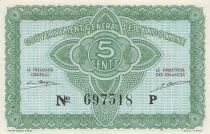 Indo-Chine Fr. 5 Cents - ND (1942) - P.88a
