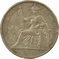 Indo-Chine Fr. 50 Centi&egrave;mes Argent - 1936 Paris