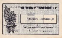 Indo-Chine Fr. 50 Centimes - Dumont D\'Urville - 1936 - B0799 - Kol.207a