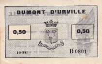 Indo-Chine Fr. 50 Centimes - Dumont D\'Urville - 1936 - B0801 - Kol.207a