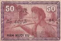 Indo-Chine Fr. 50 Cents - Feuillages - ND (1939) - Série CC - P.87