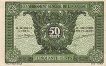 Indo-Chine Fr. 50 Cents - ND (1942) - P.91