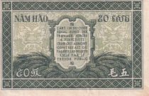 Indo-Chine Fr. 50 Cents - Vert - 1942 -  SUP - P.91a