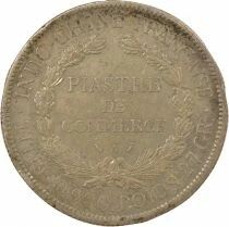 Indo-Chine Fr. Piastre de Commerce Argent, Type 2 - 1896 A Paris