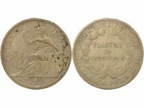 Indo-Chine Fr. Piastre de Commerce Argent, Type 2 - 1903 A Paris