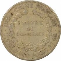 Indo-Chine Fr. Piastre de Commerce Argent, Type 2 - 1921 San Francisco