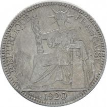 Indo-Chine Française 10 Cents République et Laurier - A-Paris - 1920
