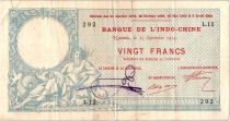 Indo-Chine Française 20 Francs