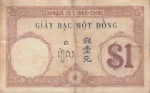 Indo-Cina francese 1 Piastre - ND (1927-1931) - P.48b