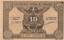Indo-Cina francese 10 Cents - ND (1942) - P.89