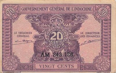 Indo-Cina francese 10 Cents - ND (1942) - P.89