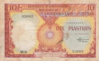 Indo-Cina francese 10 Piastres - Vietnam - ND (1953) - P.107