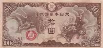 Indo-Cina francese 10 Yen - Dragon - Japanese Occupation WWII - 1940 - Bloc 31