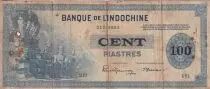 Indo-Cina francese 100 Piastres - Blue - ND (1945) - P.78