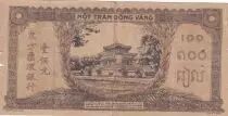 Indo-Cina francese 100 Piastres Market - 1942 - Letter O - Serial C 524427