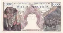 Indo-Cina francese 1000 Piastres - Elephants - Specimen - 1951 - P.84S1