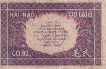 Indo-Cina francese 20 Cent - Violet - ND (1942) - Serial NH - P.90