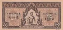 Indo-Cina francese 20 Piastres - Fortress - Statue - ND (1942-1945) -  P.71