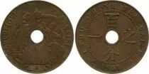Indochina Francesa 1 Cent Republican statue - 1931 torch