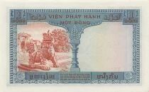 Indochina Francesa 1 Piastre - ND (1954) - Vietnam - P.105
