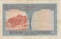 Indochina Francesa 1 Piastre - Trees - M?T ??NG - Emissions for Laos - ND (1954) - Serial K4