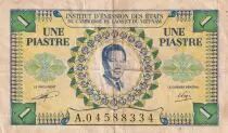 Indochina Francesa 1 Piastre, Laotian - 1953 - Serial A