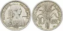 Indochina Francesa 10 Cents Marian - Turin - 1945