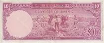 Indochina Francesa 10 Piastres - Angkor - ND (1947) - P.80