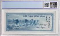 Indochina Francesa 100 Piastres - (ND1945) - Specimen - PCGS UNC 63