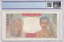 Indochina Francesa 100 Piastres - Mercury - (ND 1947) - Specimen - PCGS 65 OPQ