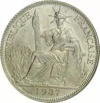 Indochina Francesa 20 Centimes 1937 - AU