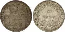 Indochina Francesa 20 Cents Liberty Seated - Indo-China 1929 A Paris - Silver