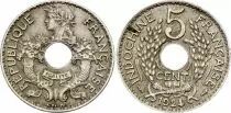 Indochina Francesa 5 Cent - French Republic - Patey - 1924