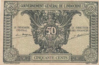 Indochina Francesa 50 Cents - ND (1942) - P.91